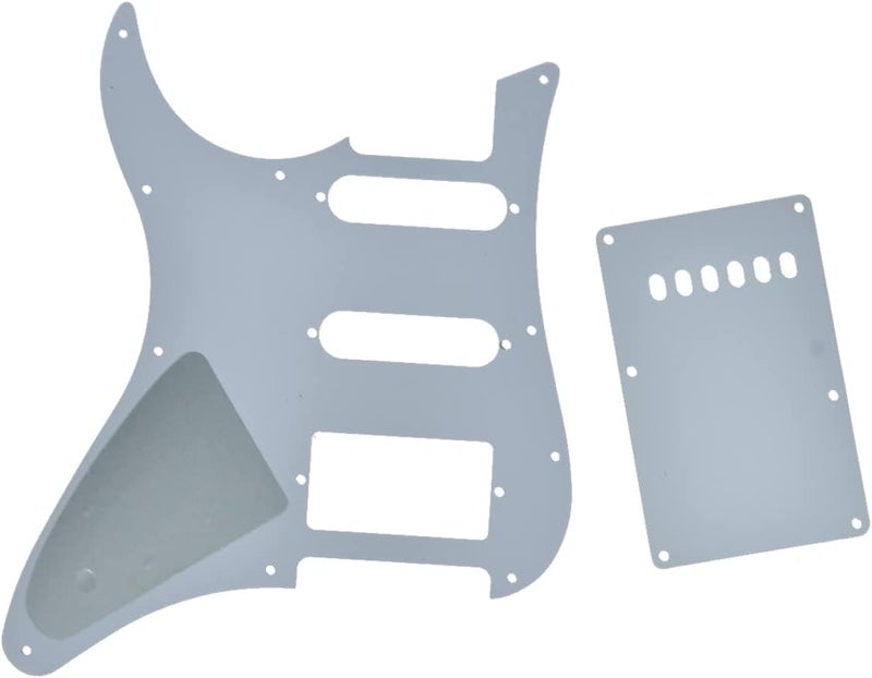 KAISH Guitar HSS Pickguard and Tremolo Trem Cover Back Plate fits Yamaha PACIFICA Guitar White Pearl - Image 2